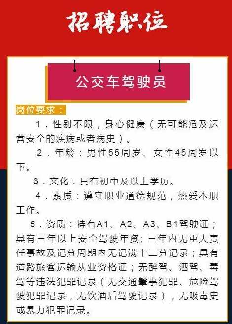 松江驾驶员最新招聘信息与细节解析